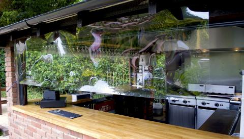 PPE BBQ perspex screens