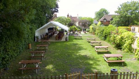Pub Garden with BBQ and kids play area
